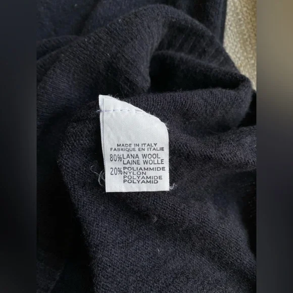 Vintage Von Dutch Top Men’s XL Wool Sweater Made in Italy Rare Y2K Pullover - Picture 8 of 11